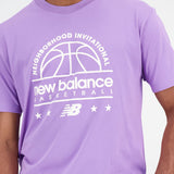 New Balance Men's Hoops Cotton Jersey Short Sleeve T-shirt-5