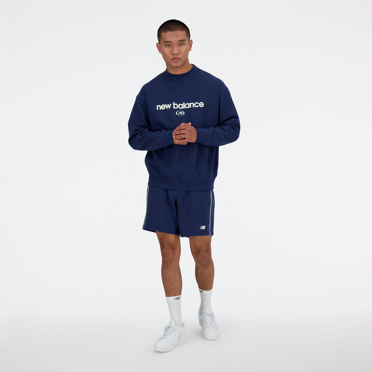 New Balance Men's Hoops Crewneck-1