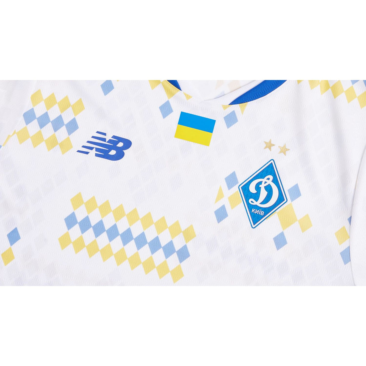 New Balance Men's FC Dynamo Kyiv Home Short Sleeve Soccer Jersey-4