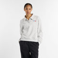 New Balance Women's French Terry Polo Sweatshirt-1