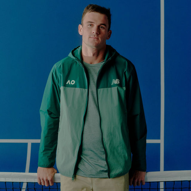 New Balance Men's Australian Open Athletic Woven Jacket-1