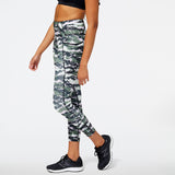 New Balance Women's Shape Shield 7/8 High Rise Printed Pocket Tights-1
