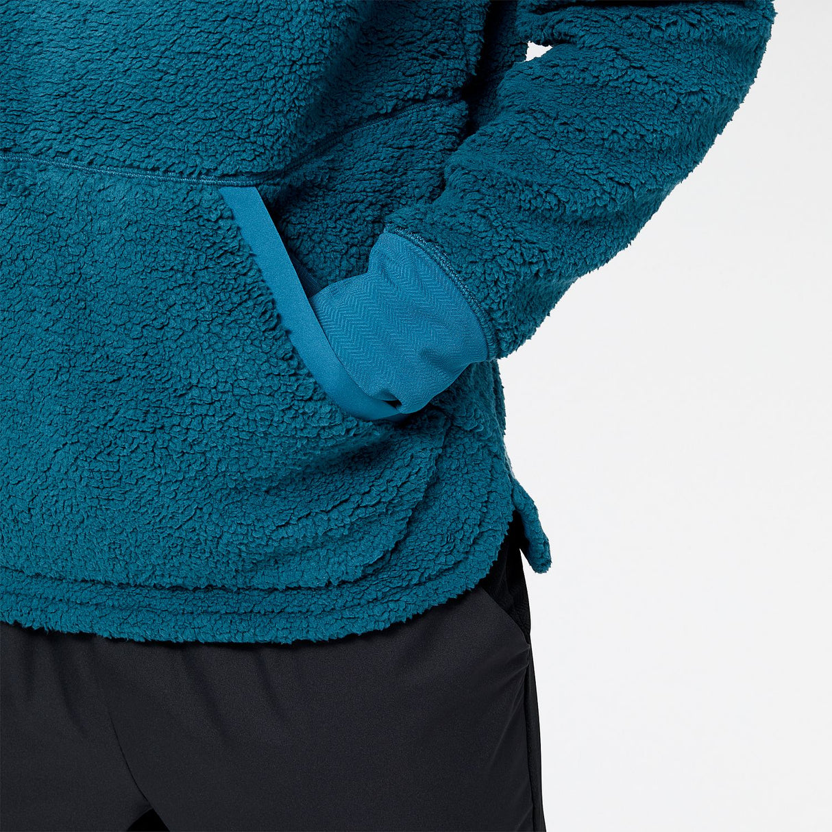 New Balance Men's Q Speed Sherpa Pullover-5