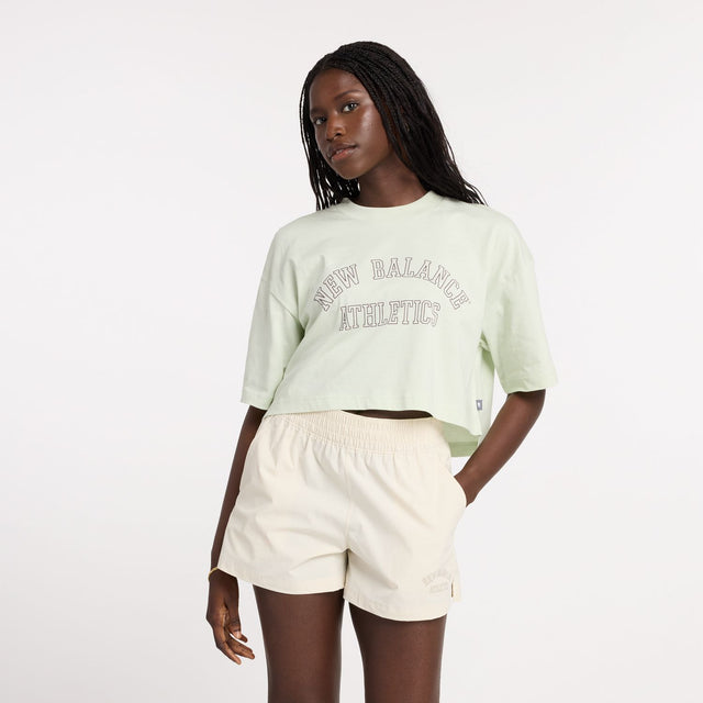 New Balance Women's Graphic Oversized Jersey T-Shirt-1