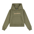 New Balance Girls' Brush Back Floral Sneaker Back Graphic Hoodie-1