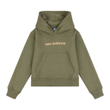 New Balance Girls' Brush Back Floral Sneaker Back Graphic Hoodie-1
