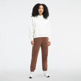 New Balance Women's Linear Heritage Brushed Back Fleece Hoodie-2