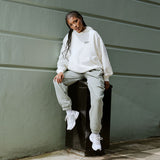 New Balance Women's Linear Heritage Brushed Back Fleece Hoodie-8