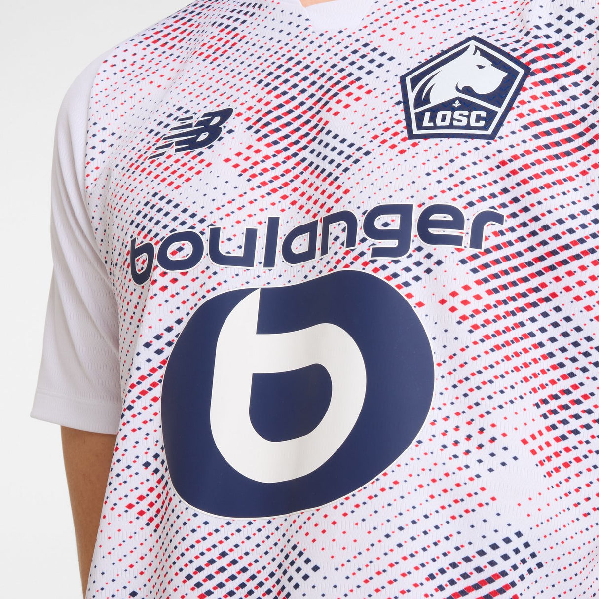New Balance Men's Lille LOSC Away Short Sleeve Soccer Jersey-6