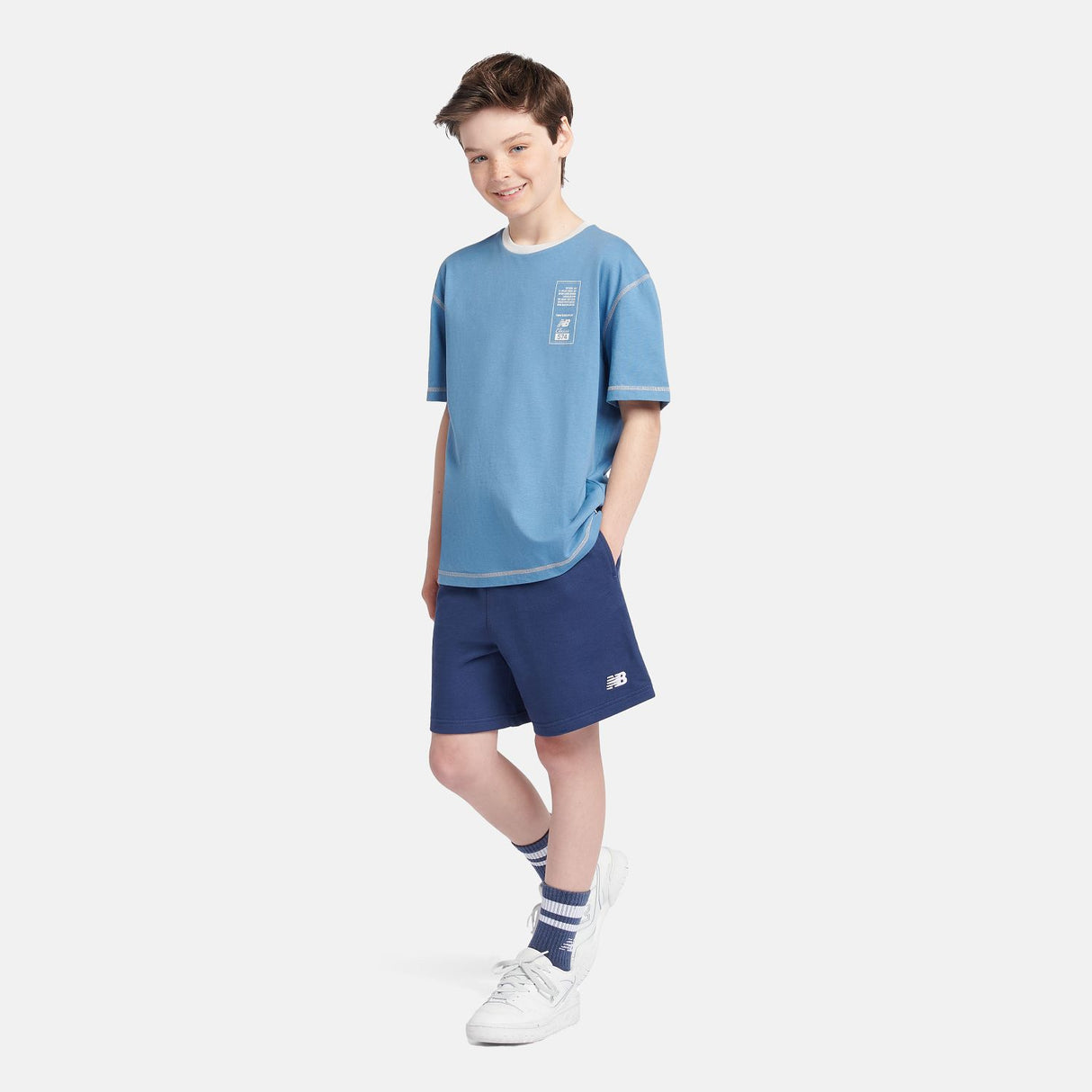 New Balance Boys' 574 Diagram Tee-5
