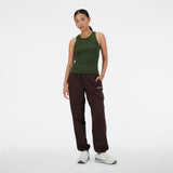 New Balance Women's Linear Heritage Rib Knit Racer Tank-5