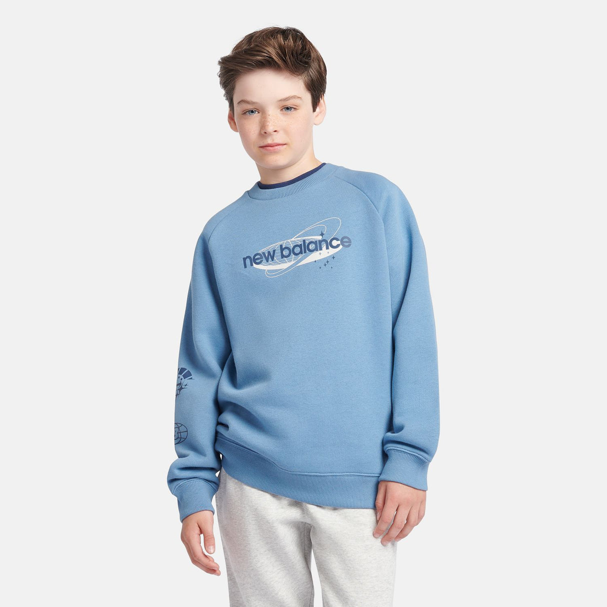 New Balance Boys' BB Global Crew-6