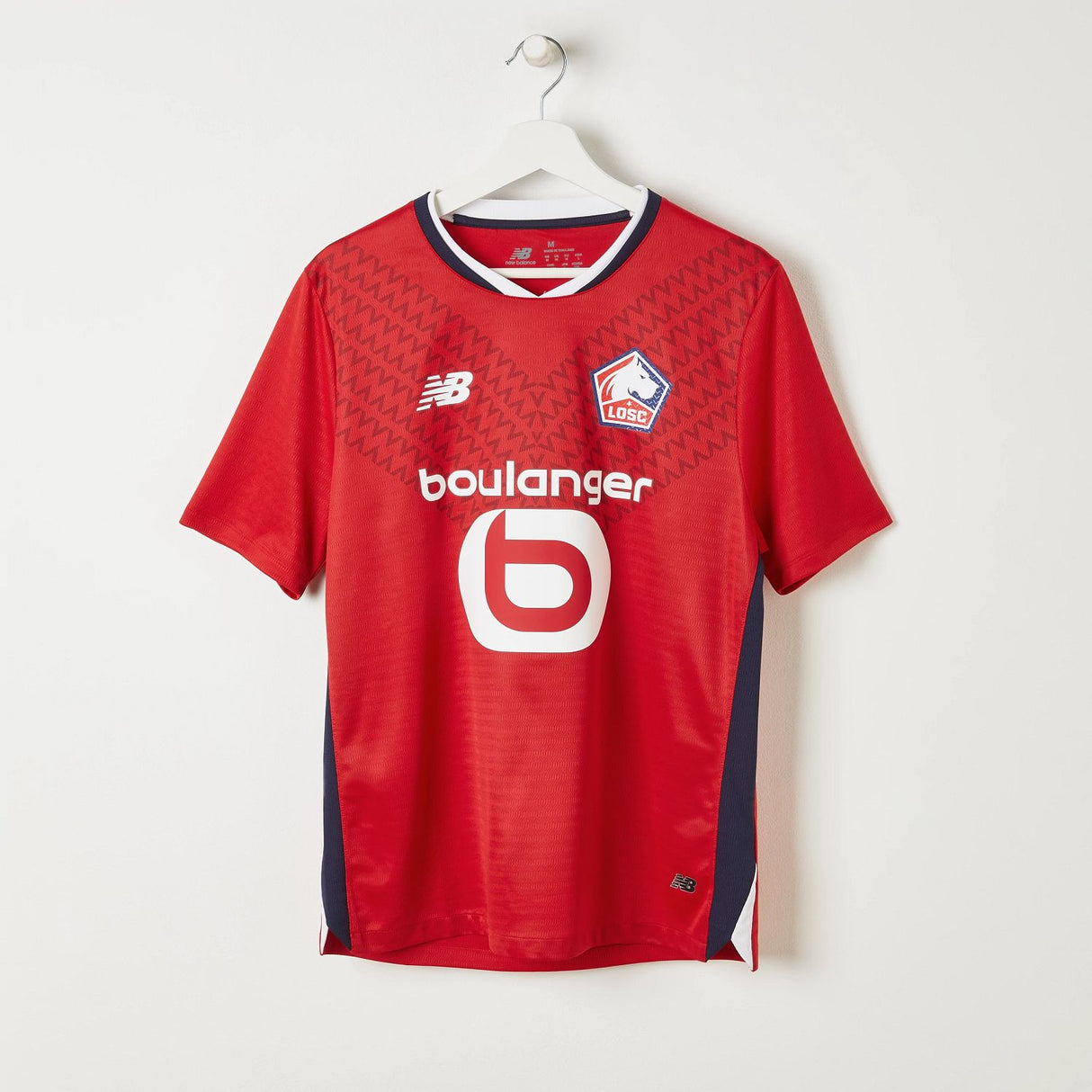 New Balance Youth Lille LOSC Home Short Sleeve Soccer Jersey-8
