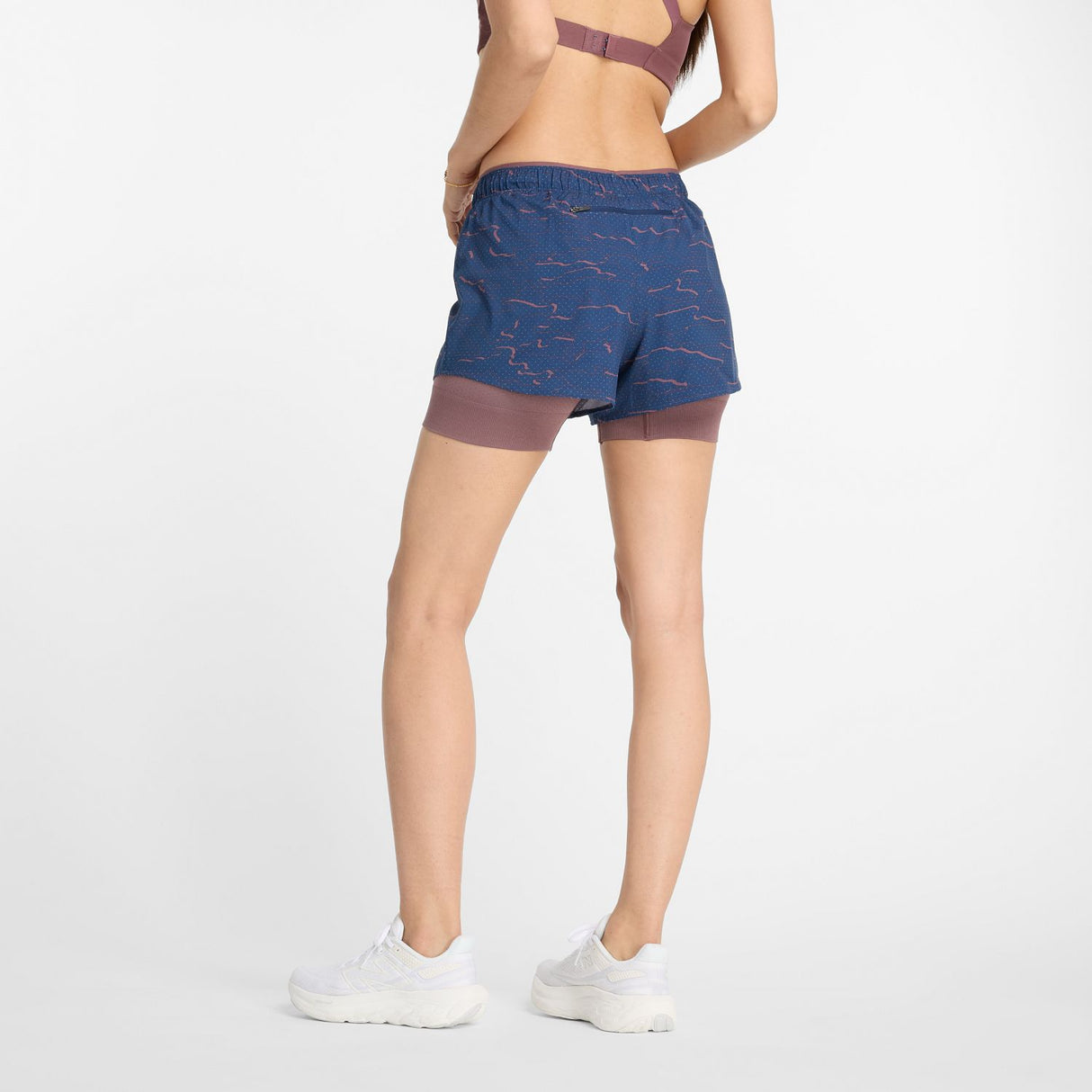 New Balance Women's RC Printed 2-in-1 Shorts 3-3