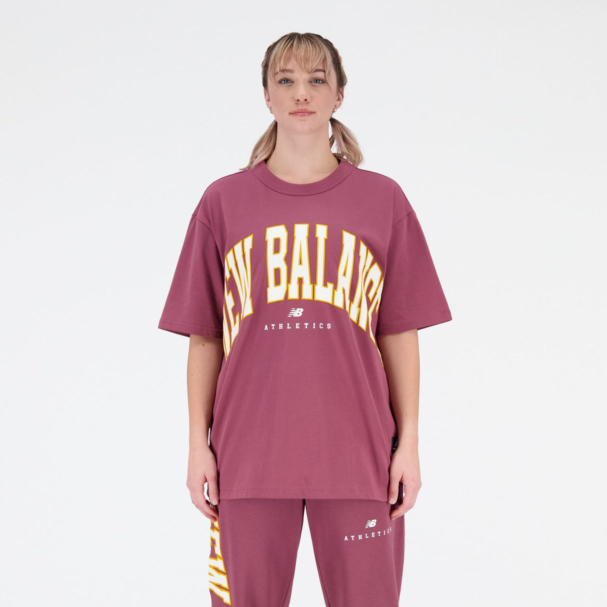 New Balance Men's Uni-ssentials Warped Classics Cotton Jersey T-Shirt-1