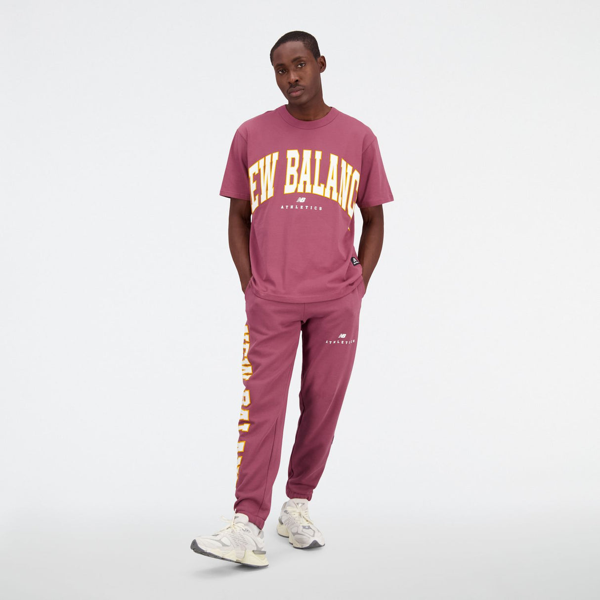 New Balance Men's Uni-ssentials Warped Classics Cotton Jersey T-Shirt-2