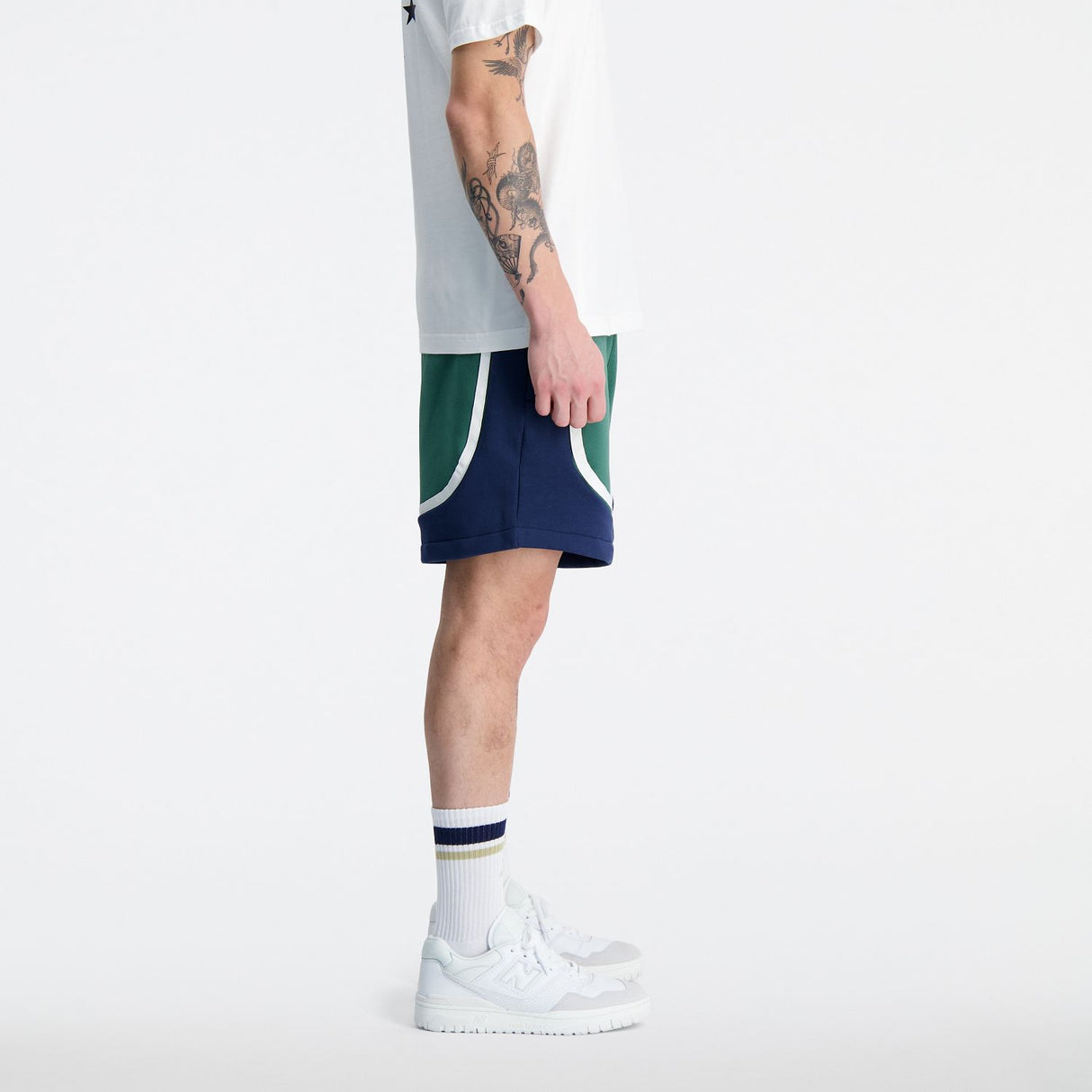 New Balance Men's Hoops Fleece Shorts-3