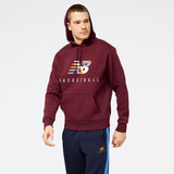 New Balance Men's Hoops Abstract Fleece Hoodie-1