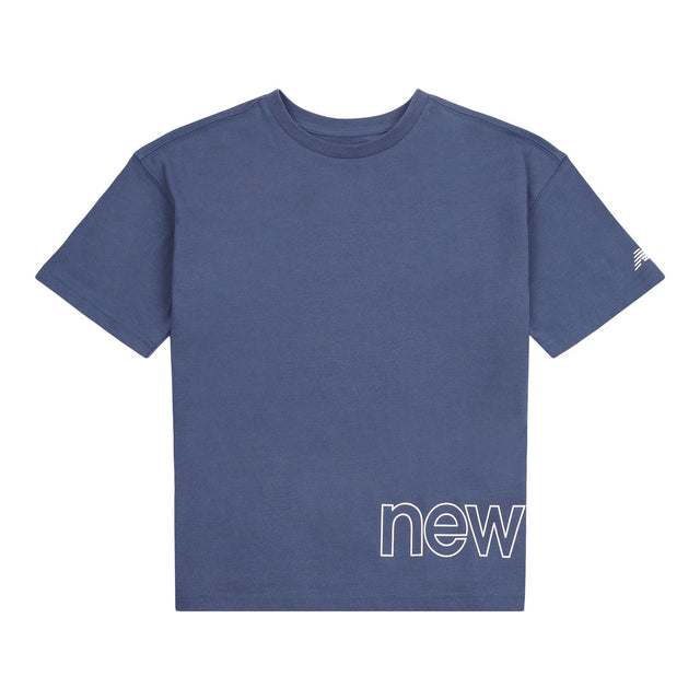 New Balance Girls' Athletics Jersey Logo T-Shirt-1