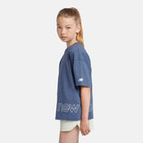 New Balance Girls' Athletics Jersey Logo T-Shirt-6