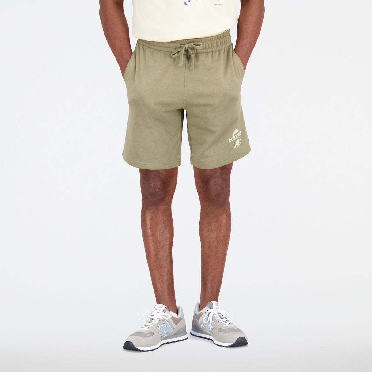 New Balance Men's Essentials Reimagined French Terry Shorts-1