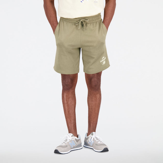 New Balance Men's Essentials Reimagined French Terry Shorts-1
