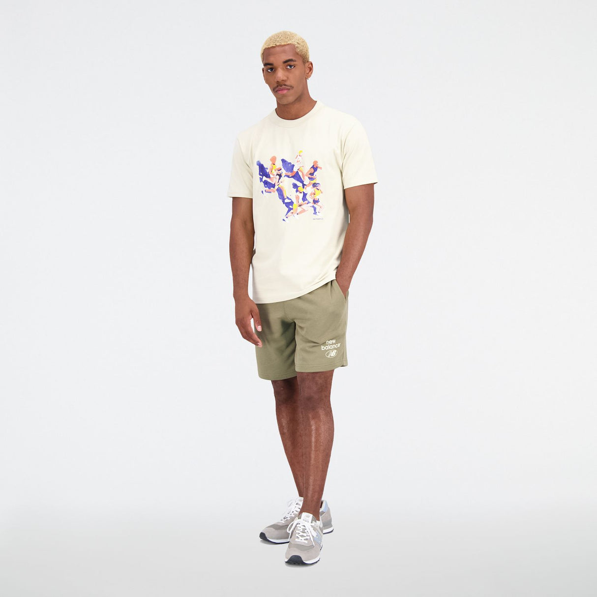 New Balance Men's Essentials Reimagined French Terry Shorts-2