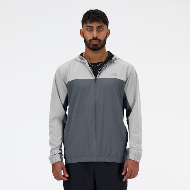 New Balance Men's Woven Full Zip Jacket-1