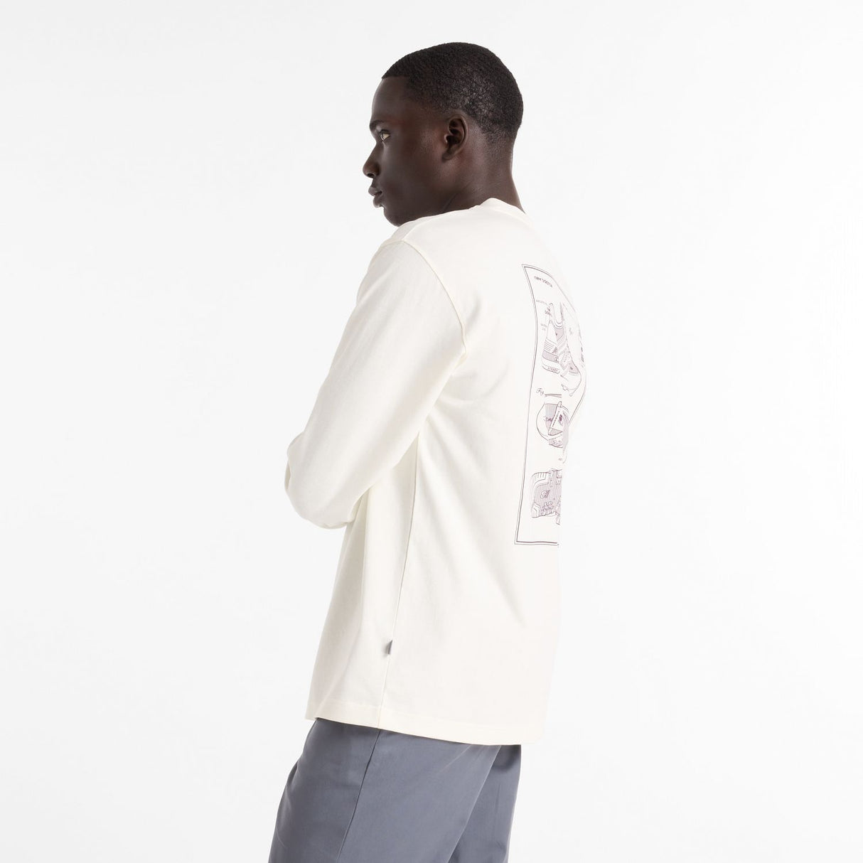 New Balance Men's Athletics Relaxed 574 Sketch Long Sleeve-2
