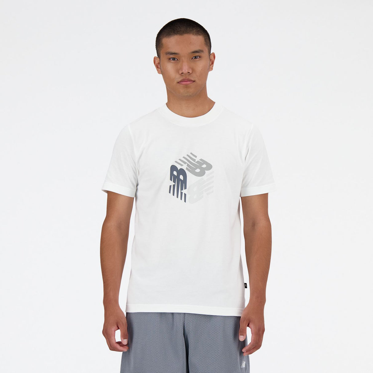 New Balance Men's Sport Box Logo T-Shirt-1