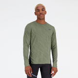 New Balance Men's Q Speed Jacquard Long Sleeve-1