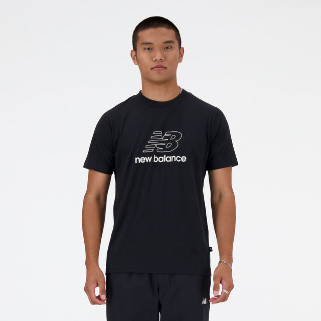 New Balance Men's Sport Graphic V Flying NB Brand T-Shirt-1