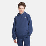 New Balance Boys' Brush Back Small Logo Hoodie-5