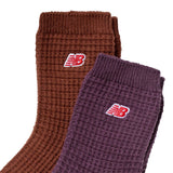 New Balance Waffle Knit Ankle Socks 2 Pack-3