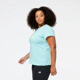 New Balance Women's Essentials Stacked Logo Tee-6