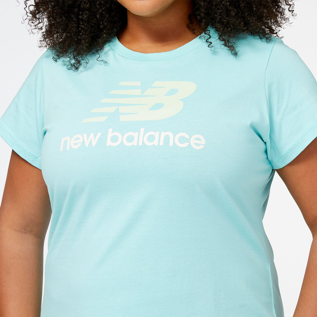 New Balance Women's Essentials Stacked Logo Tee-8