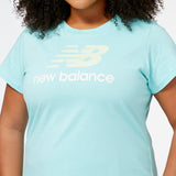 New Balance Women's Essentials Stacked Logo Tee-8