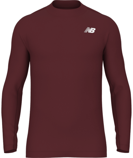 New Balance Men's Cold Weather Long Sleeve Baselayer Mens Apparel Shirts & Tops