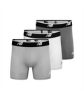 New Balance Men's Mesh 5 Inch Boxer Brief No Fly 3 Pack Mens Apparel Underwear
