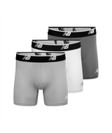 New Balance Men's Mesh 5 Inch Boxer Brief No Fly 3 Pack Mens Apparel Underwear