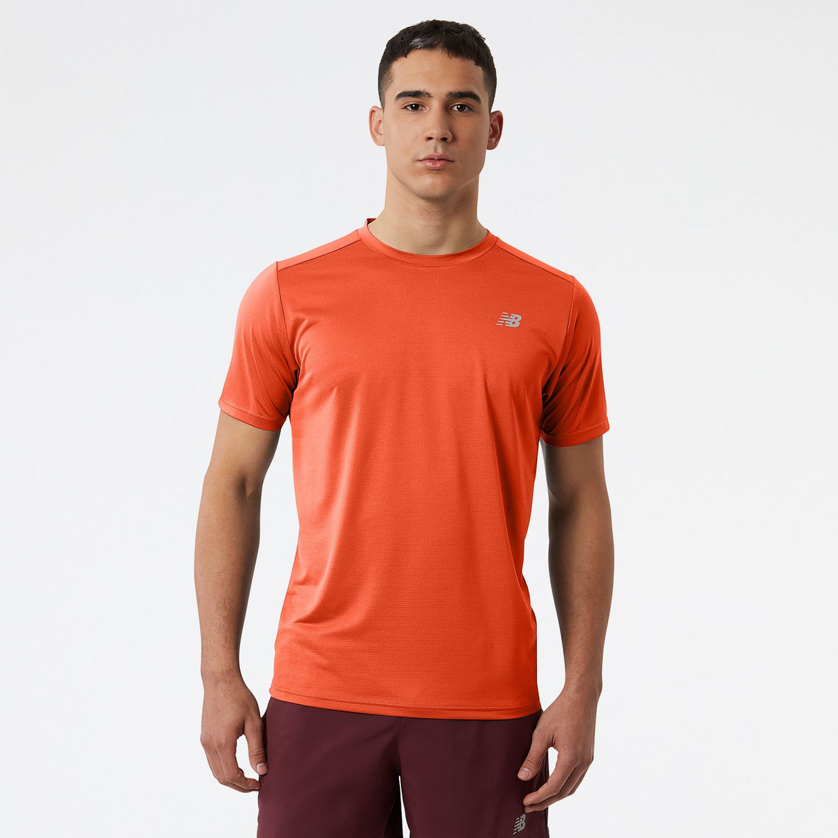 New Balance Men's Core Run Short Sleeve Tee-1