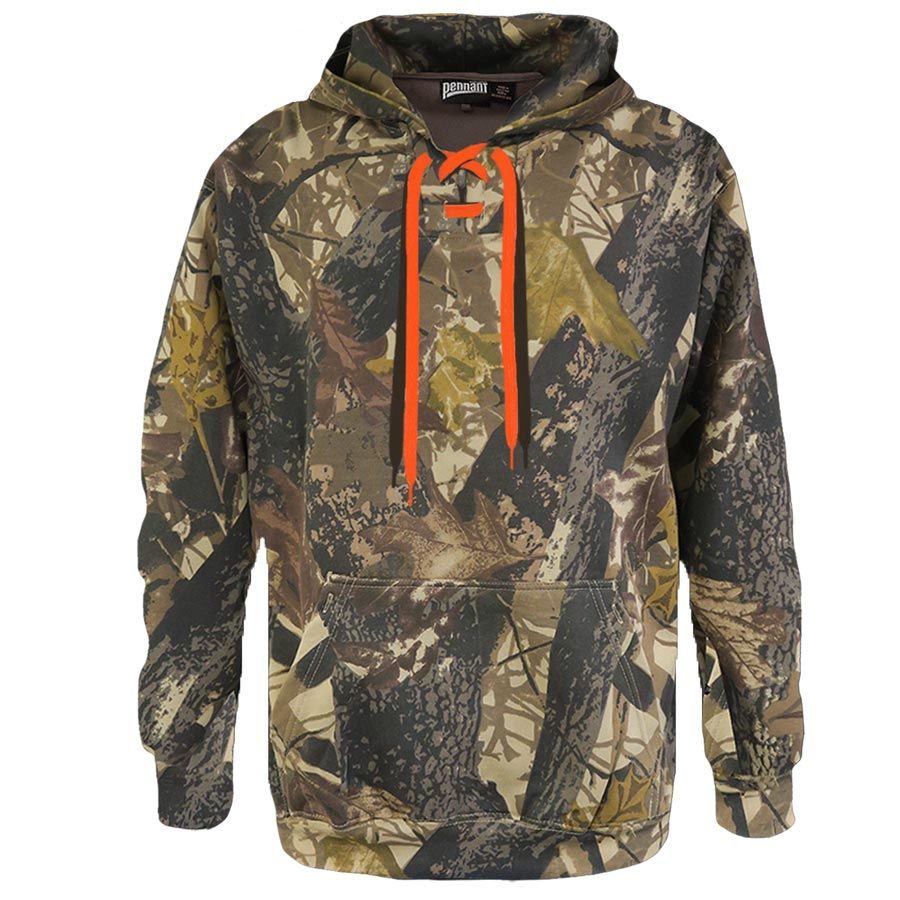Pennant Mens Camo Faceoff Hoodie