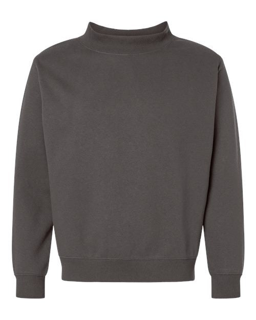 LAT Men's Mock Neck Fleece Sweatshirt-1