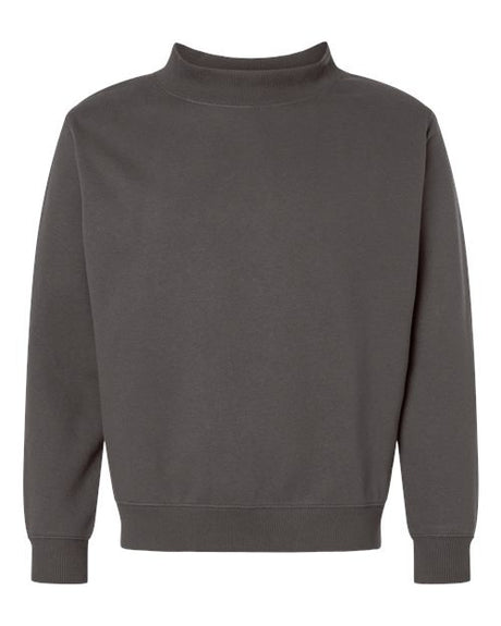 LAT Men's Mock Neck Fleece Sweatshirt-1