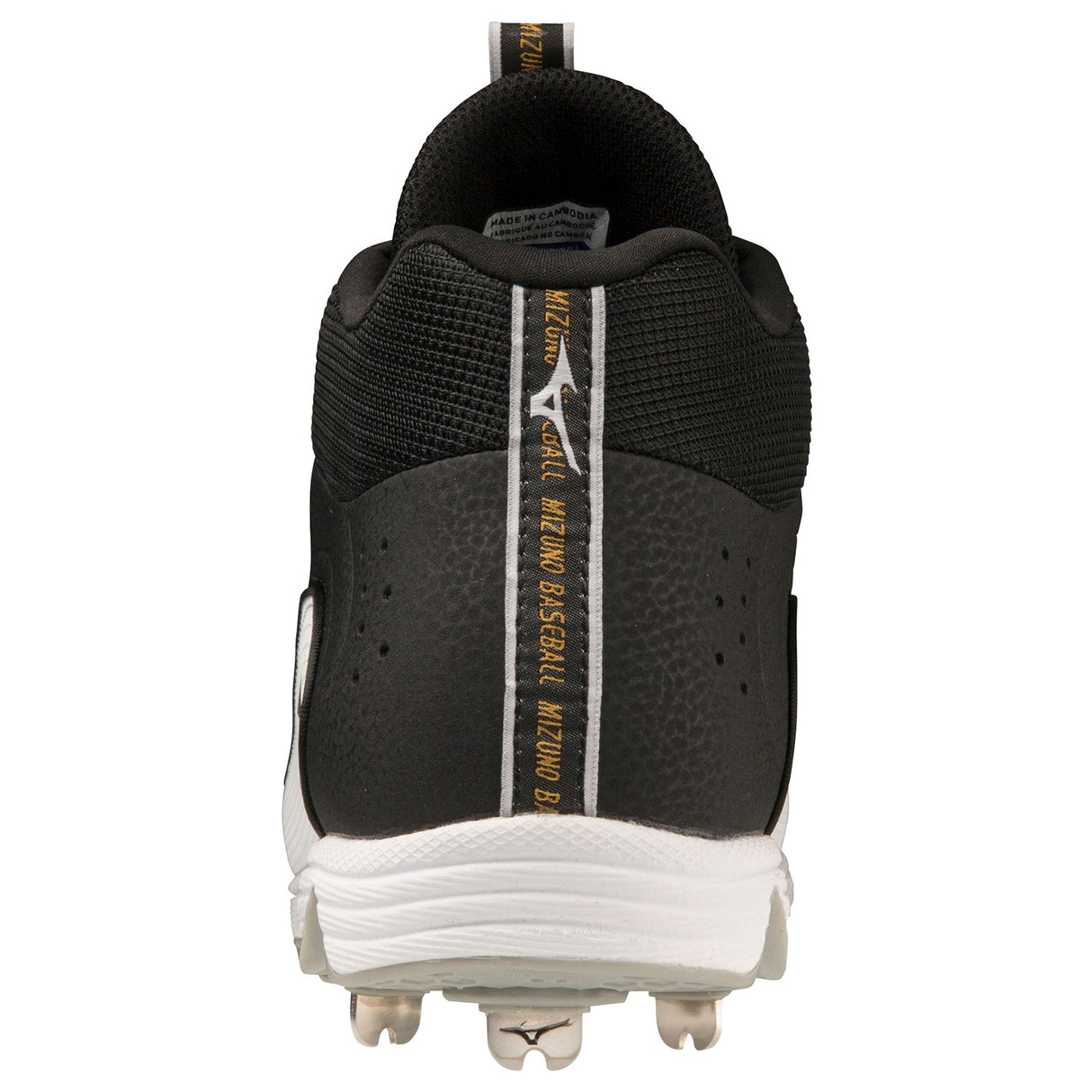 Mizuno Men's 9-Spike Ambition 3 Mid Metal Baseball Cleats-5