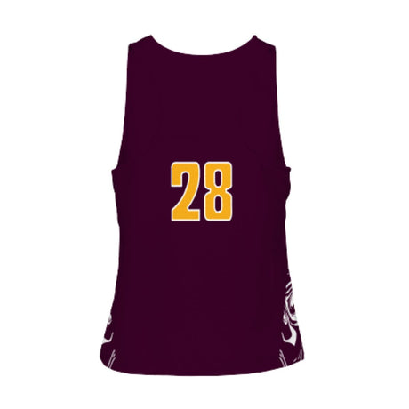 Russell Girls Sublimated Reversible Lacrosse Pinnie Team Lacrosse Jerseys
