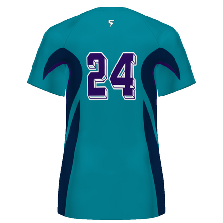 High Five Ladies Sublimated Turbo V-Neck Soccer Jersey Team Soccer Jerseys