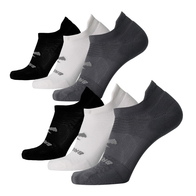 Brooks Run-In No Show Socks 6-Pack-1