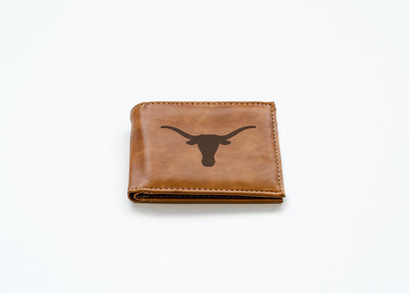 Rico Industries NCAA Texas Longhorns  Laser Engraved Billfold Wallet-2