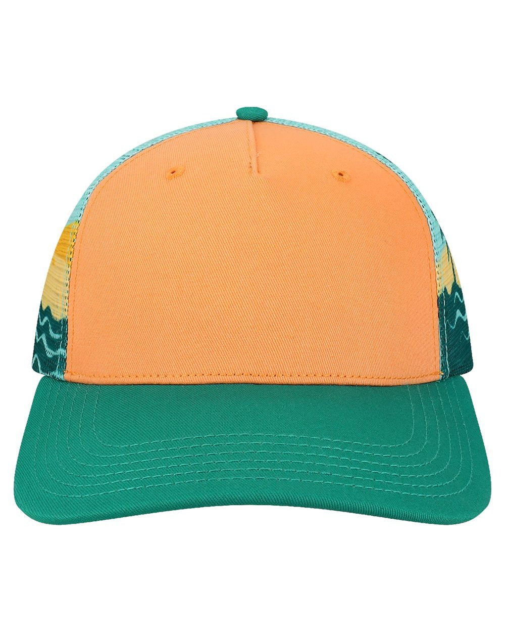 LOCALE Plain Front Five-Panel Trucker Cap